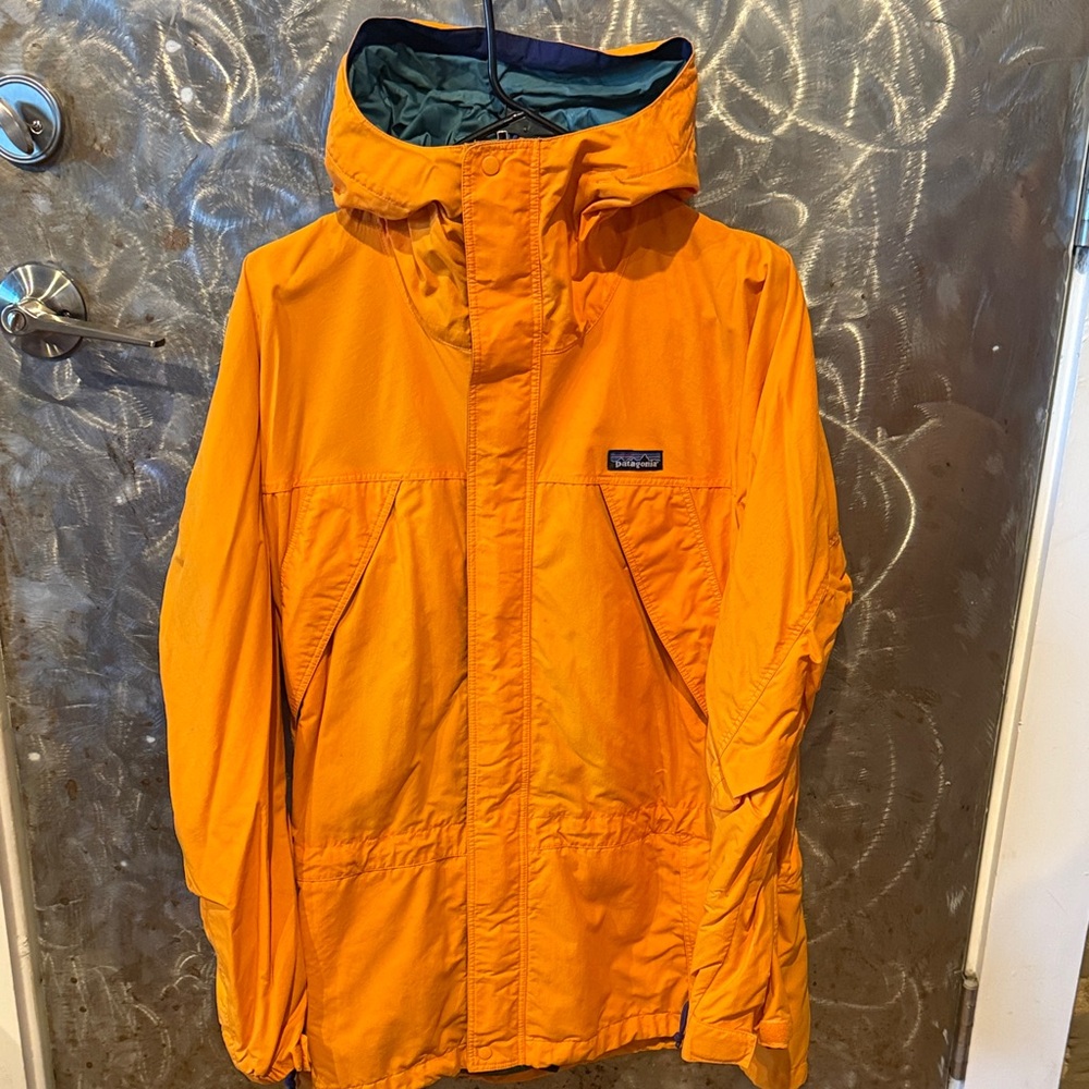 Patagonia Men's Bold Orange Raincoat